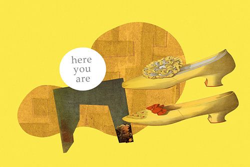 Hier sind Sie Schuhe