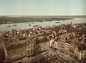 Gezicht op Antwerpen, België (1890-1900) van Vintage Afbeeldingen thumbnail