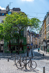 Een fiets in Lille