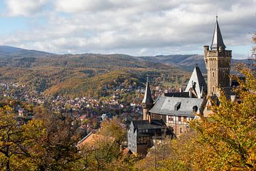 Goldener Oktober am Schloss Wernigerode von t.ART