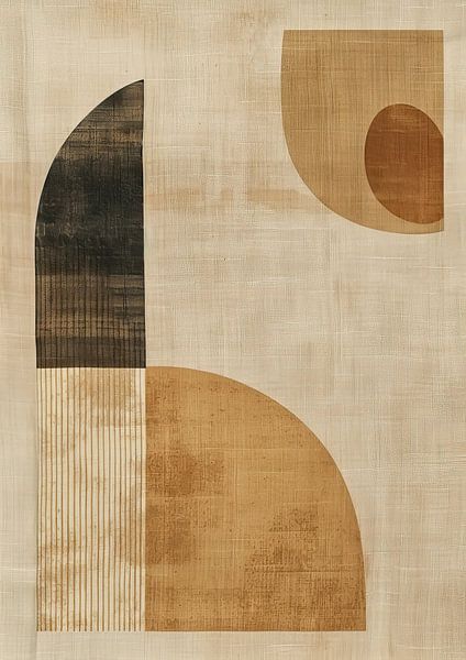Linge naturel abstrait simple par Collection Moderne