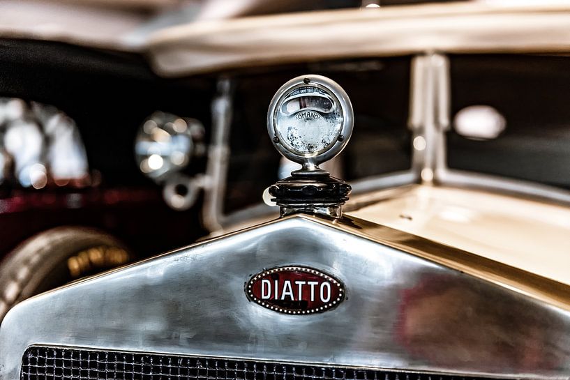 Diatto grille en radiator ornament van autofotografie nederland