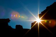Zonsondergang door de bergen  van Dexter Reijsmeijer thumbnail