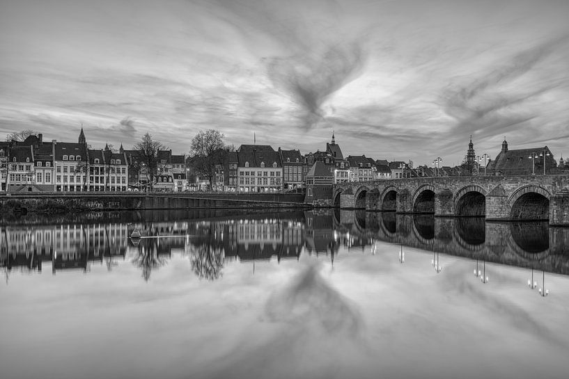Maastricht schwarz-weiß von Michael Valjak