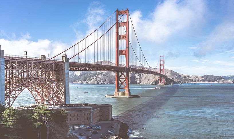 Golden Gate Bridge, San Francisco Kalifornien Westküste von Jeroen Somers