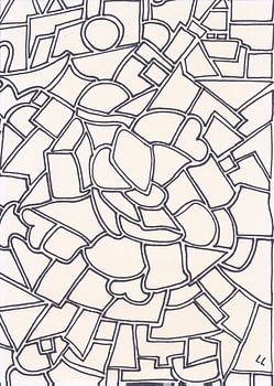 plattegrond, abstract