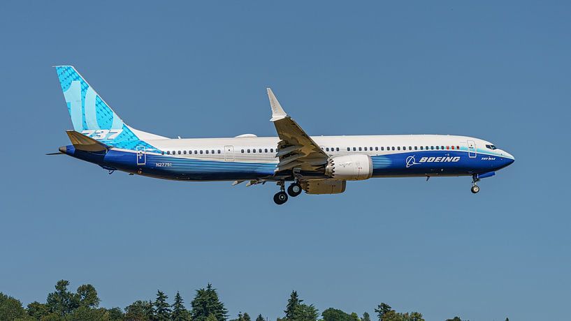 Boeing 737 Max 10, avion d'essai de Boeing. par Jaap van den Berg