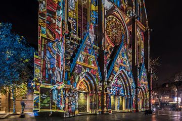 Sint Catharinakerk Eindhoven GLOW 2017 sur Jan Sluijter
