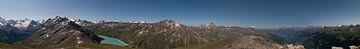 Panorama  van Zwitserse Alpen 360° van Manuel Declerck