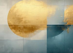 Blau Grau Gold
