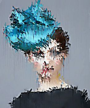 ..... Hallo! - Foto schilderij moderne portretten #2022