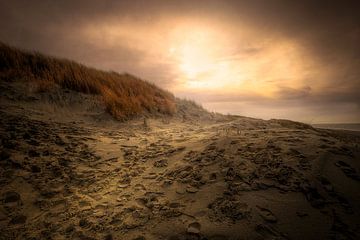 Sfeervol strandbeeld in Nederland van Kelly Grosemans