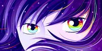 Regenboog Manga Ogen