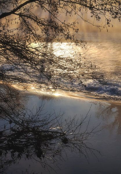 ein Morgen an der Wupper,Wipperaue,Solingen von Peter Eckert