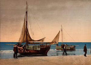 Pinken bij Scheveningen
