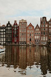 Façades d'Amsterdam sur Pixels by Alexandra Barka