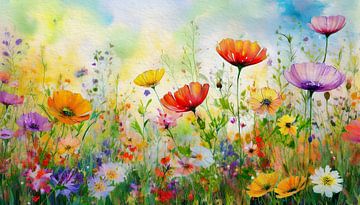Zomer! Wilde bloementuin van Studio Pieternel