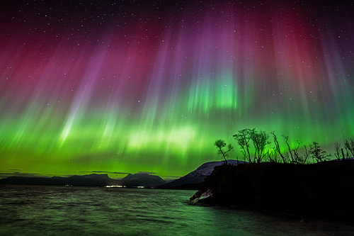 Northern Lights over the Lapporten
