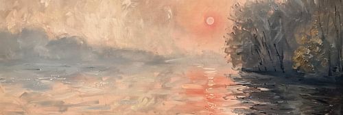 Schemering's Stille Reflectie