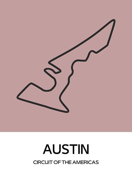 Cota- Racing circuit Austin Texas America by Milky Fine Art