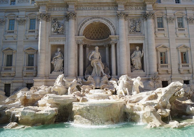 Fontana di Trevi daylight von Rico Heuvel