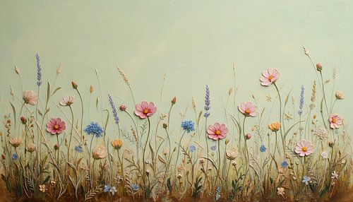 Zachte bries van de weide