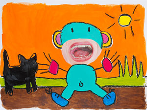 Das kann mein 5-Jähriger - schwarze Katze (aus dem Originalbild)