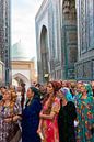 Oezbeekse vrouwen in Samarkand van Jeroen Kleiberg thumbnail