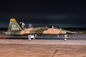 Drei Northrop T-38 Talon Trainingsflugzeuge der US Air Force (von der Sheppard Air Force Base) übern