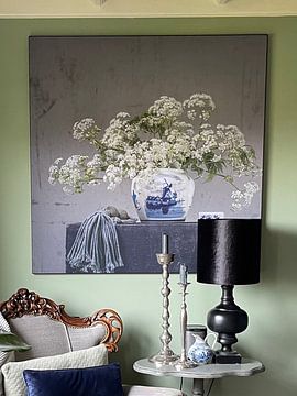 Customer photo: Cool Dutch Still Life with Flowers by Alie Ekkelenkamp