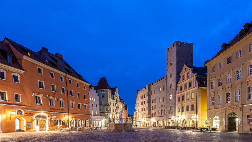 Haidplatz in Regensburg von Rainer Pickhard
