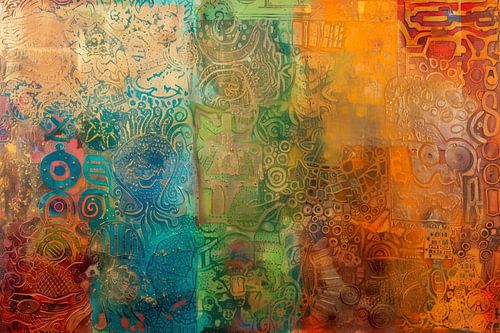 Earth Tones Abstract - Autumn Calm Painting by Joriali Abstract