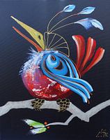 Bird Looking Left Acrylic
