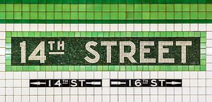 New York Subway 14th Street van Inge van den Brande