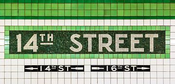 New York Subway 14th Street van Inge van den Brande