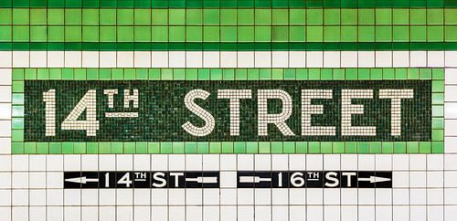 New York Subway 14th Street by Inge van den Brande