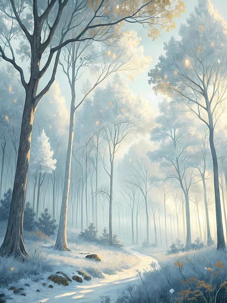 Murmures de la lumière d&#039;hiver par Artistic