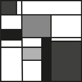 Komposition-3-Piet Mondrian von zippora wiese