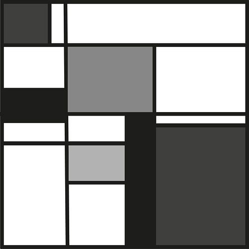 Composition-3-Piet Mondrian