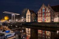 Aan de Stadsmuur met Pelserbrugje Zwolle van Fotografie Ronald thumbnail