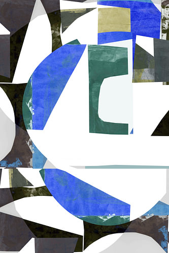 Moderne geometrische collage