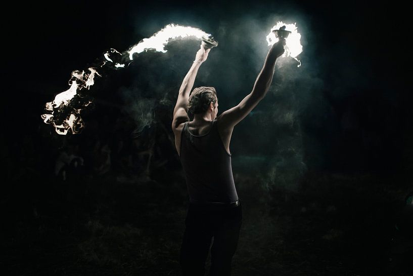 Feuershow par Sebastian Schimmel