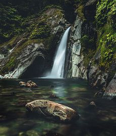 Wasserfall in Neuseeland von Jip van Bodegom