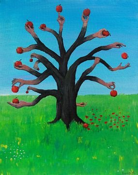 Apfelbaum von Bianca Wisseloo