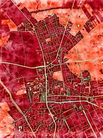 Karte von Emmen im stil 'Amber Autumn'