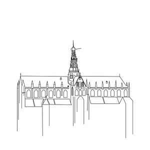 Haarlem Grote de l'église St Bavon