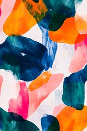 Formes abstraites colorées - Design créatif sur Poster Art Shop