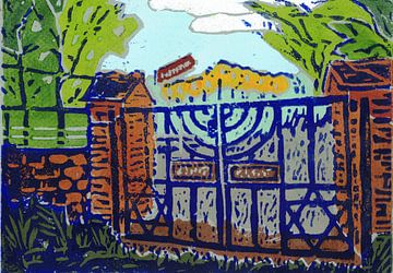 Gate to the Jewish cemetery in Dernau by Matthias Bertram