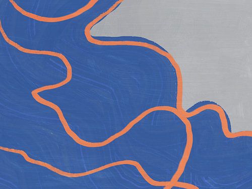 Groot abstract - Kleurenstroom