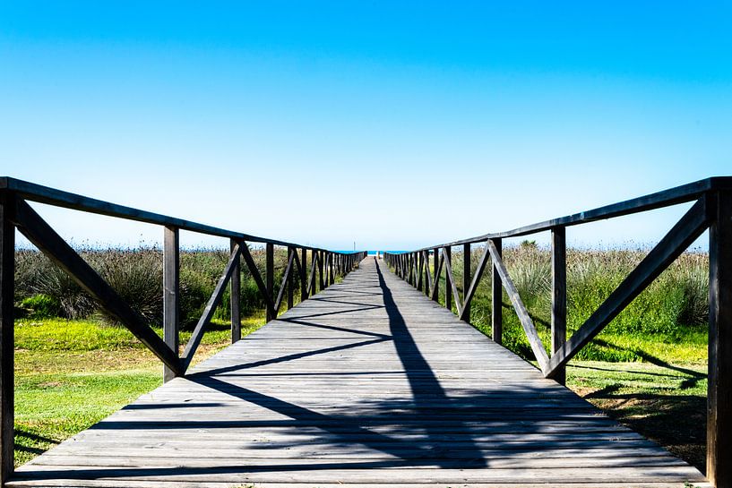Passerelle vers le stand par Hans Verhulst